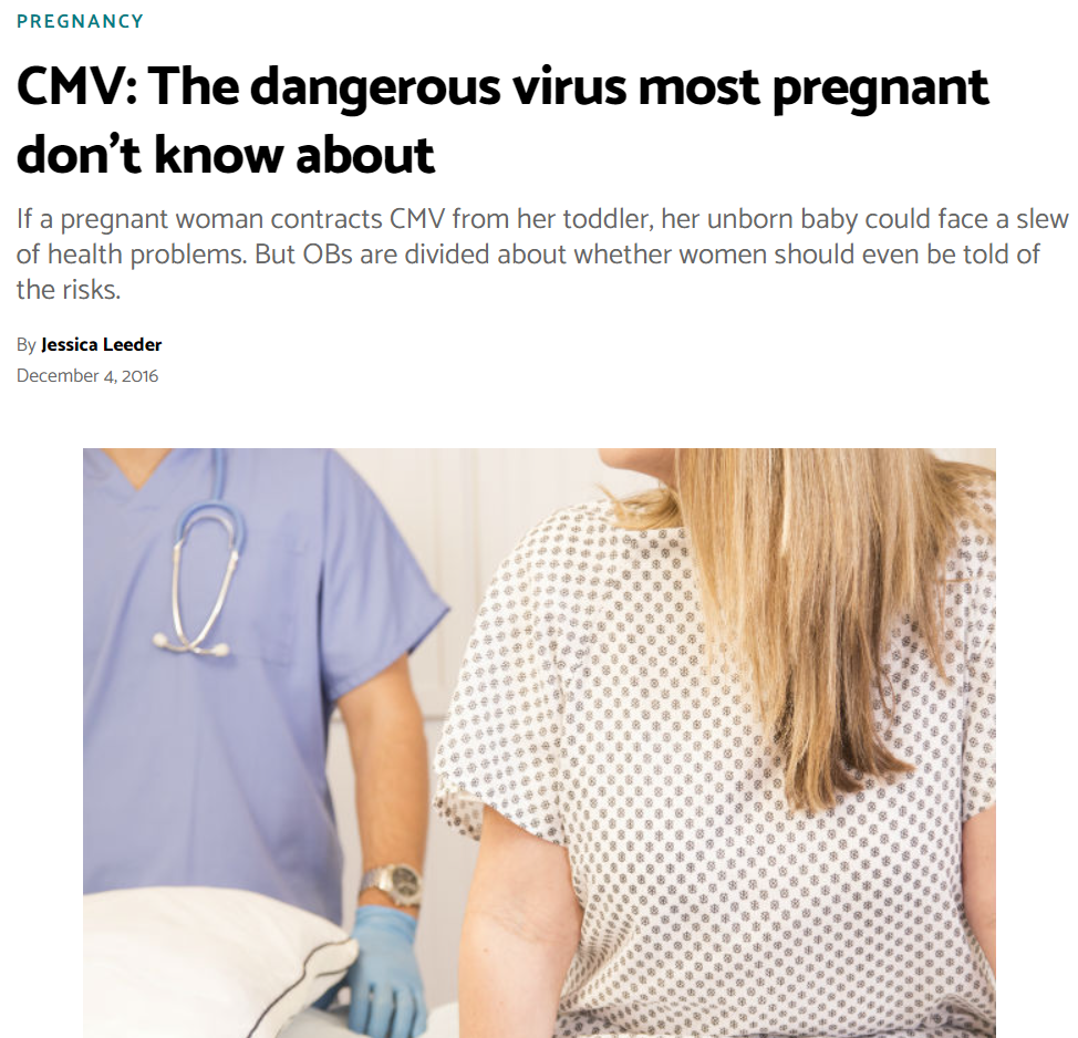 CMV: The dangerous virus most pregnant don't know about | 4.12.2016 | Today's Parent