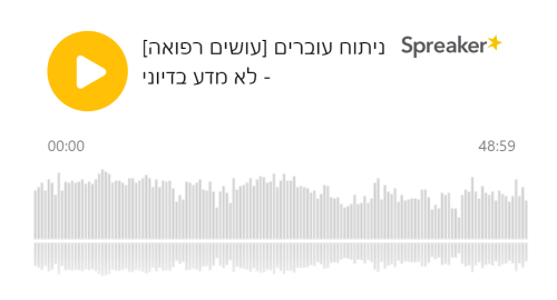 פודקאסט - ניתוח עוברים - לא מדע בדיוני